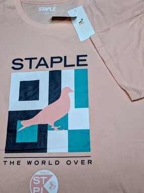 Staple Pigeon Pink Graphic Tee 2XL NWT